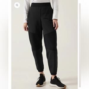 Athleta get set hybrid joggers black scuba pant lounge high rise gym fall comfy